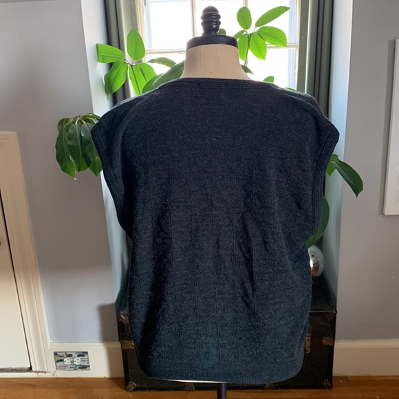 Collezione Dante Wool Blend Vest Made in Italy Size XL - Picture 5 of 9